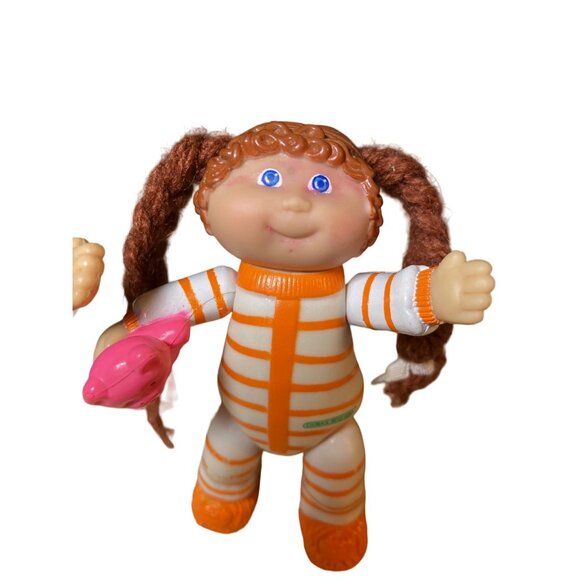 Cabbage Patch Kid Miniature Figures with Teddy Bears- set of 2 Custom Lot - Picture 4 of 11